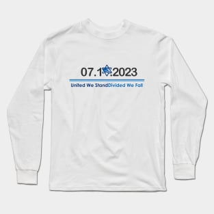 Shirts in solidarity with Israel Long Sleeve T-Shirt